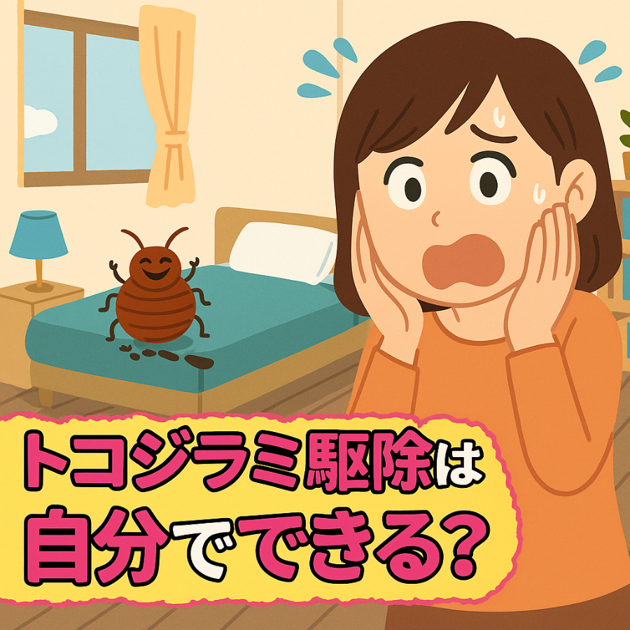 トコジラミ駆除　じぶんでできる？